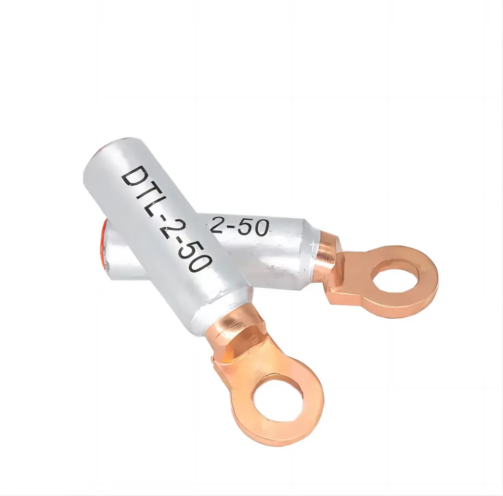 Connector Insulated Terminal,DTL SERIES,Tinned Copper Electrical Lug,Bimetal Connector Cable Lug