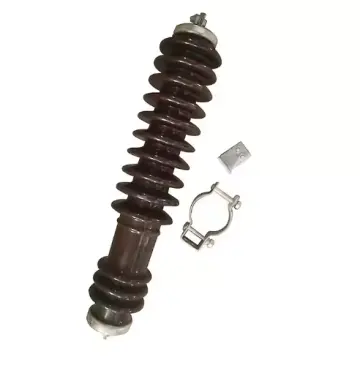 High Voltage 3-36kv Porcelain Surge Arrester Ceramic lightning Arrester for Distribution Line