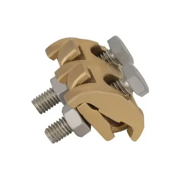 Manufactured Brass Parallel Groove Cable Clamp Aluminum Housing