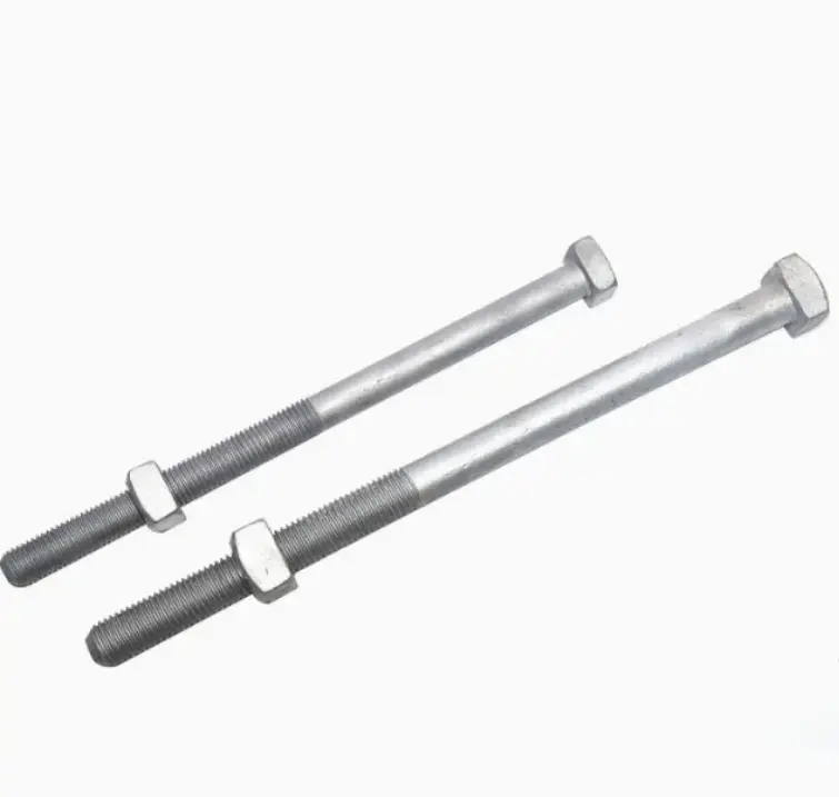 Machine Bolt, Hot Dip Galvanized,square Head And Nut