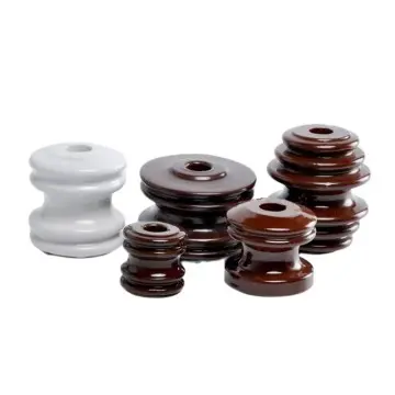 0.4kV Low Voltage Porcelain Insulator 53-1/53-2/53-3/53-4/53-5 Butterfly Type Spool Isolator for Overhead Power Lines
