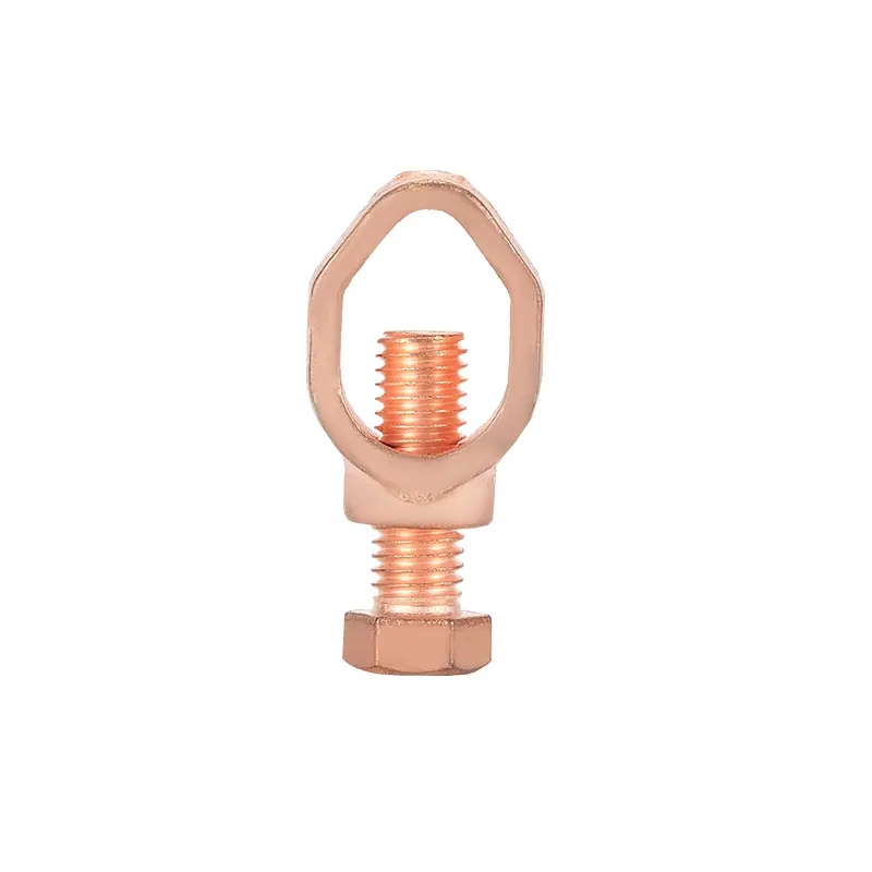 Copper Earting Clamps,Earthing System Brass Rod Clamp,Grounding Clamps and Clips