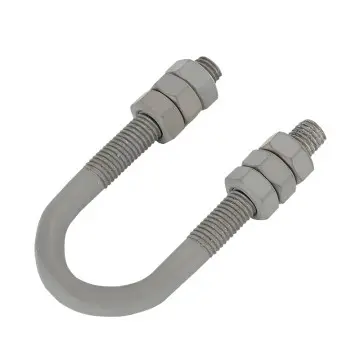 Power Transmission Line Hot-dip Galvanized U-bolts and Nuts Stainless Steel CNC U-Shaped Bolt for Electrical Accessories