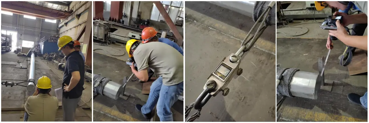 SGS conducts pre-shipment inspection of Steel poles orders