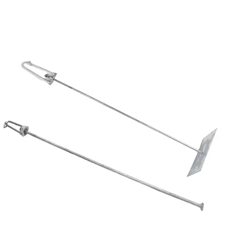 Adjustable Stay Rod,Hot Dip Galvanized Steel Bow Tie Rod,Square Plate for Line Hardware
