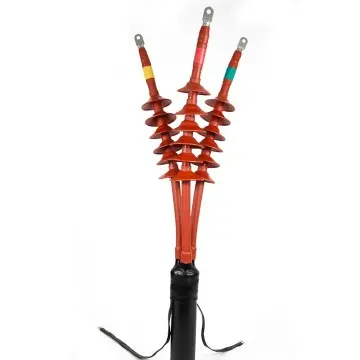 High Voltage 3 Cores 5 Cores Silicone Rubber Hot Shrink Terminal Kits 1KV 10KV 24KV 35KV Outdoor and Indoor XLPE Cable Insulated Joint