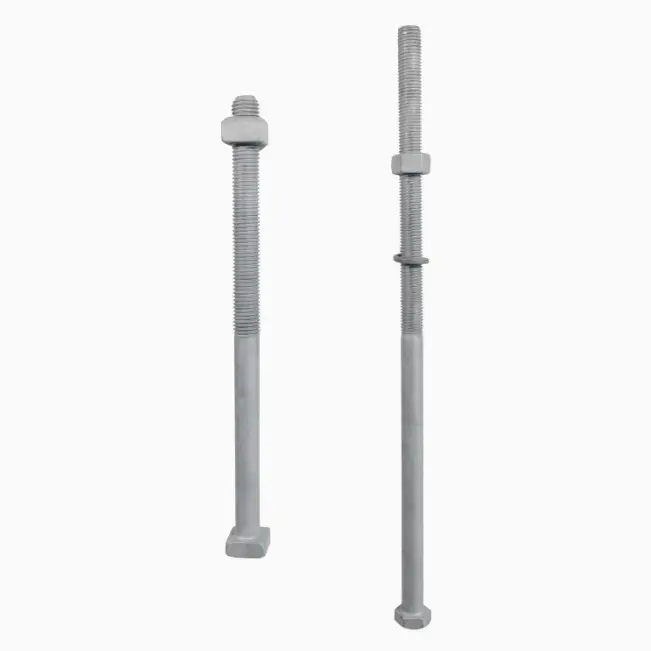 Machine Bolt, Hot Dip Galvanized,square Head And Nut