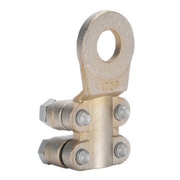 China Factory Tin Plated Copper Cable Lug T Shape WCJC Bolted Brass Clamp Screw Terminal Connector Turn buckle