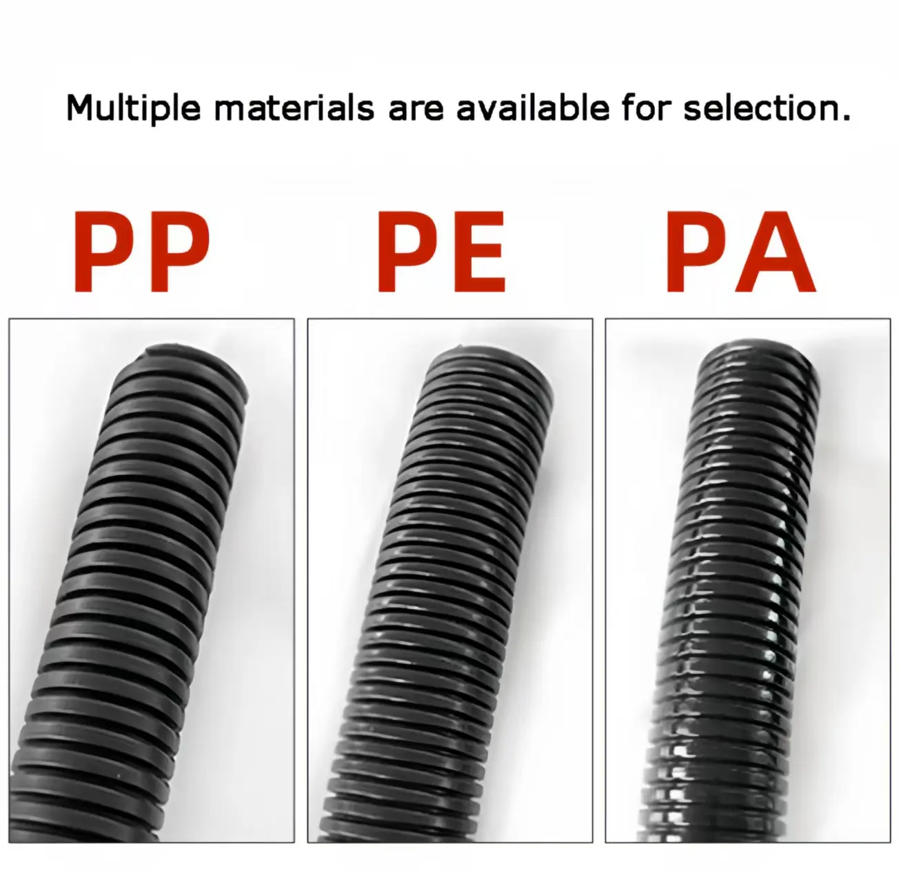 pe corrugate tube,corrugated pe tube,Plastic Flexible Conduit,Plastic Wire Protection Tube,PP Flexible Conduit