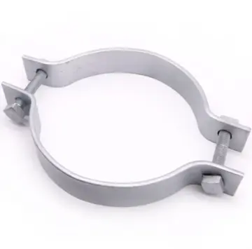 Hot Dip Galvanized Pole Clamp Adjustable Band Clamp For Dead End Guy Clamp