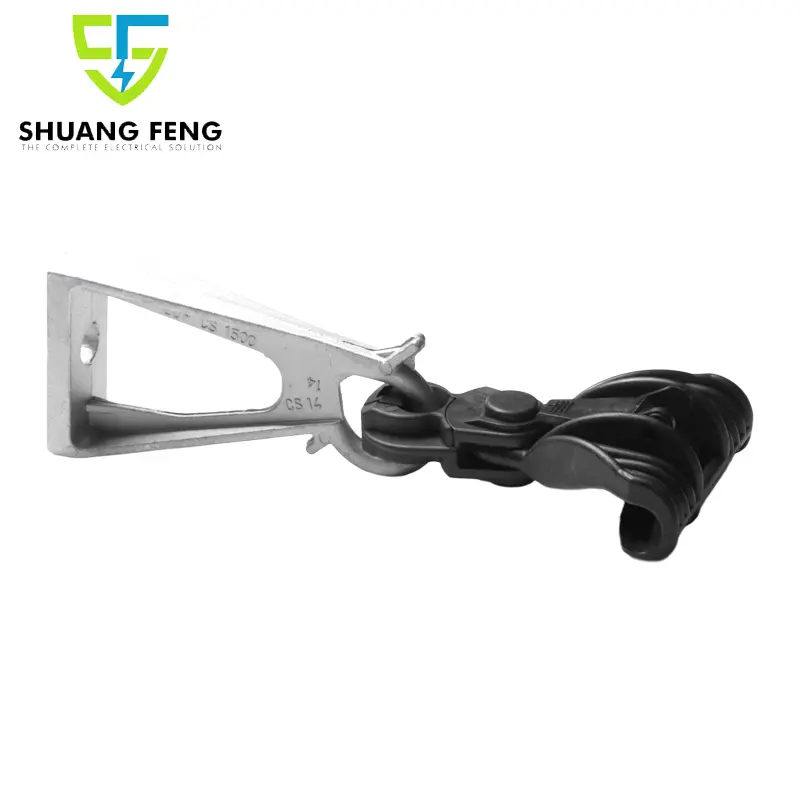 What is the maximum load-bearing capacity of the plastic suspension clamp?