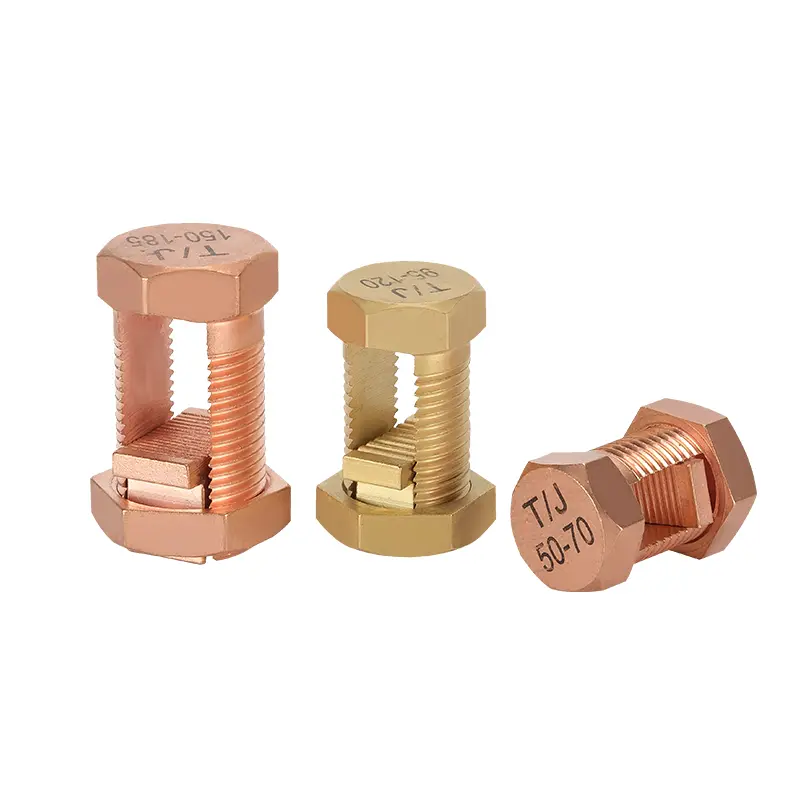 Copper Earting Clamps,TJ Type Copper Bolt Connector,Earhting Clamps,Split Bolt Type Line Tap Clamp
