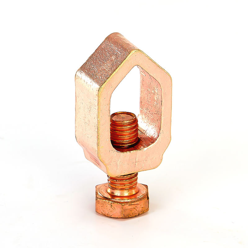 Earthing System Brass Rod Clamp 3/8"1/2" 5/8" 3/4" 1" a Type Copper Cable Connector Grounding Clamps and Clips
