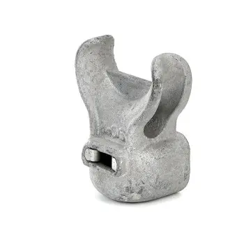 Electric Power Fittings U Type Connectors Fiber Optic Equipment Pole Mount Bracket for Hanging ADSS Cable Anchor Connectors