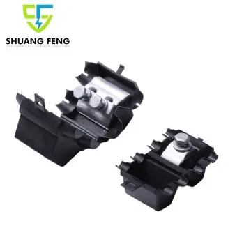 High Quality Industrial Connectors Power Accessories Parallel Groove Copper Alloy Clamp with Insulating Cover