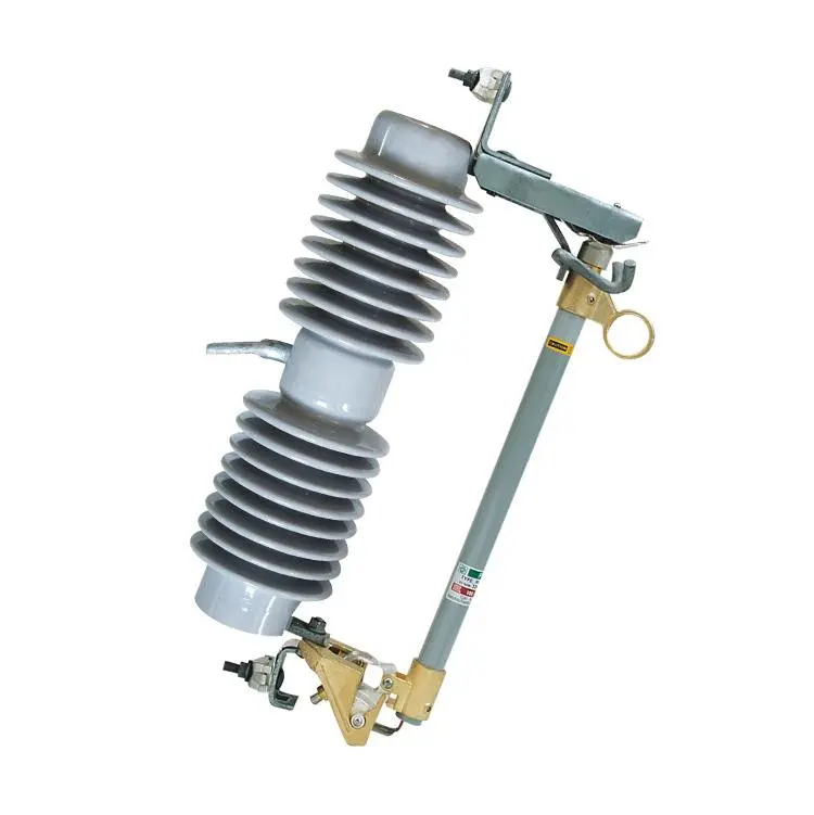 Why is a ceramic shell the best choice for a drop-out fuse?