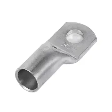 SC Cable Lugs Aluminum Tube Crimping Tinned Copper Terminals Non-Insulated Connector with One Hole Eyelets Tubular Ring