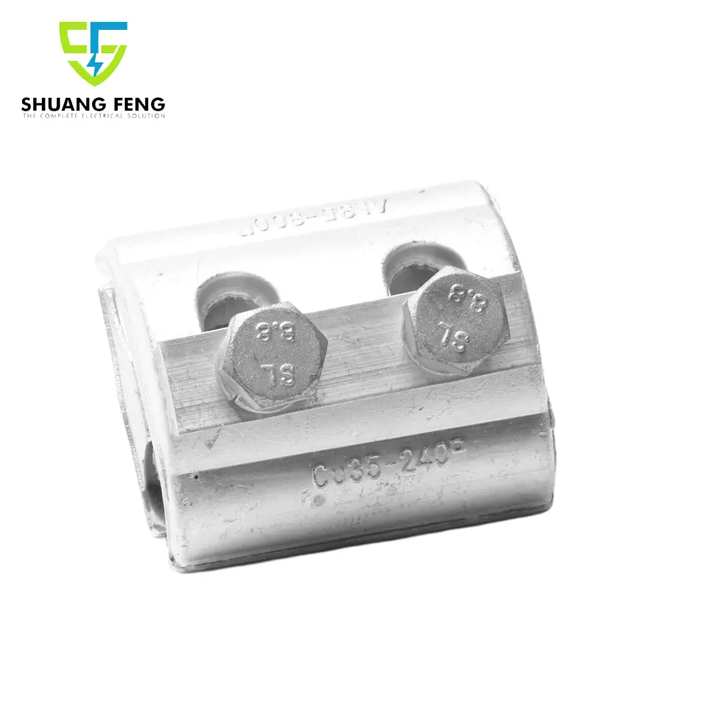 Two Bolts Copper and Aluminium Parallel Groove Clamp Wire Clamps Connector