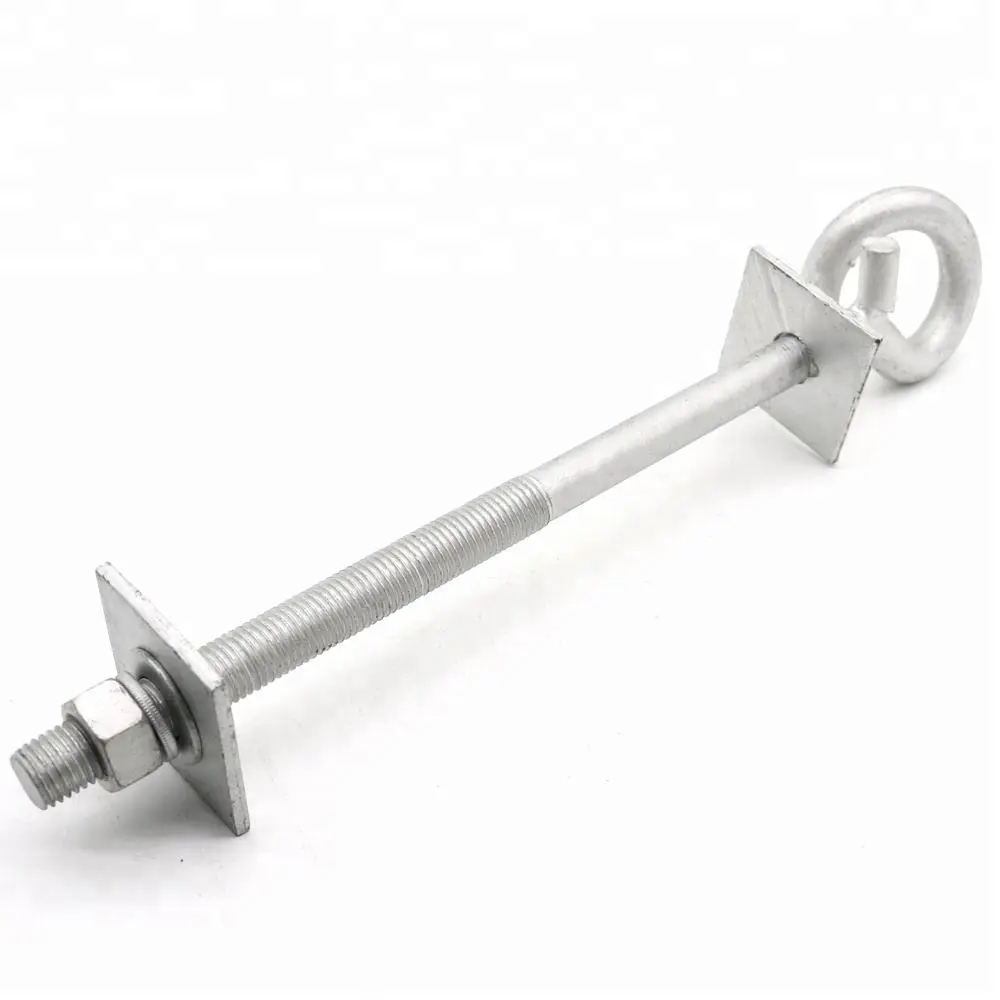 Eye Hook Bolt,Pigtail Bolt,Hot Dip Galvanized,Power Fittings,Pole Line Hardware