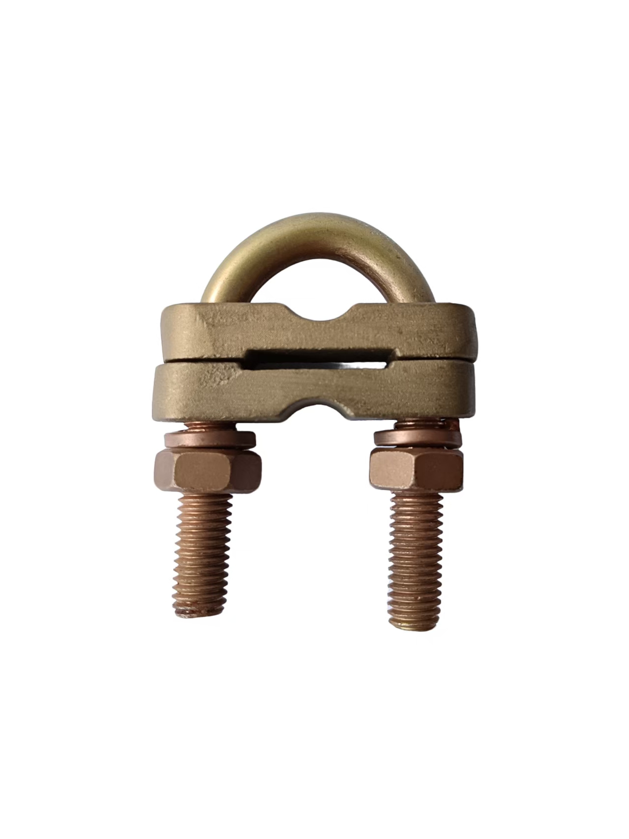U-Bolt Earth Clamp Earth Rods Copper Ground Clamp U Brass Clamp Made Copper Brass Metal