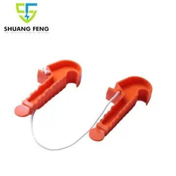 Factory Wholesale Overhead Line Hardware ST-31 Orange Insulated Plastic Cable Splitter with Rope for ADSS Cable Connector