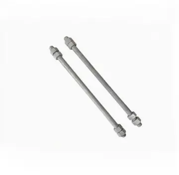 Hot Dip Galvanized Pole Line Double Arming Bolt with Nut Standard Fully Threaded Steel Bolts