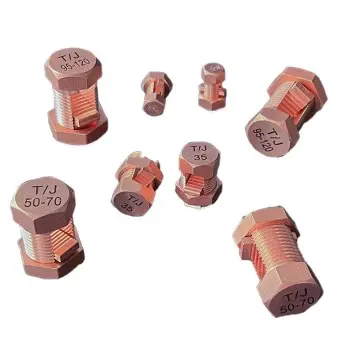 TJ Type Copper Bolt Connector Copper Earhting Clamps Split Bolt Clamp TJ Series Split Bolt Type Line Tap Clamp