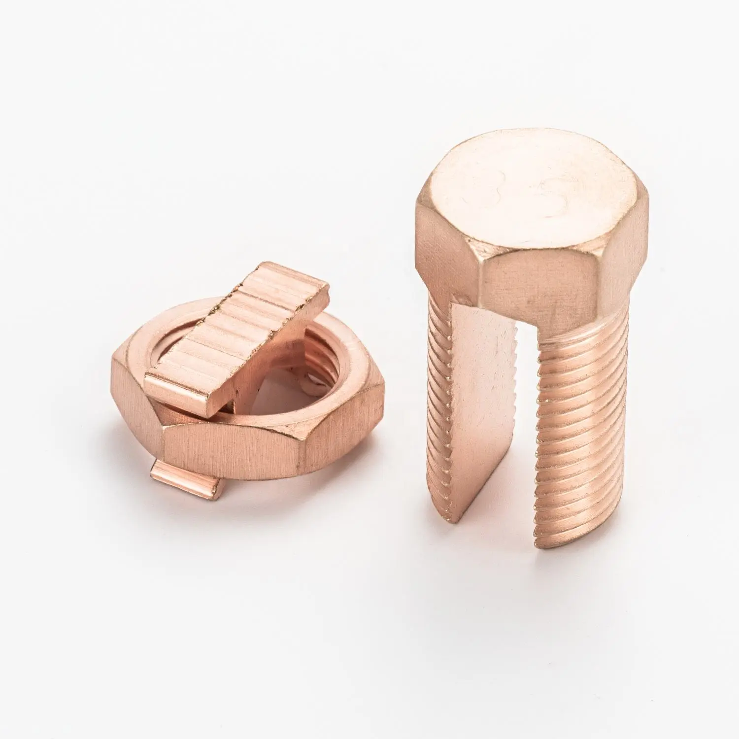 TJ Type Copper Bolt Connector,Earhting Clamps,Split Bolt Type Line Tap Clamp