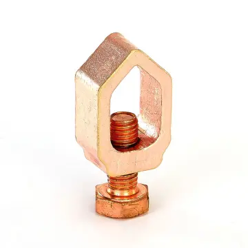 Earthing System Brass Rod Clamp 3/8"1...