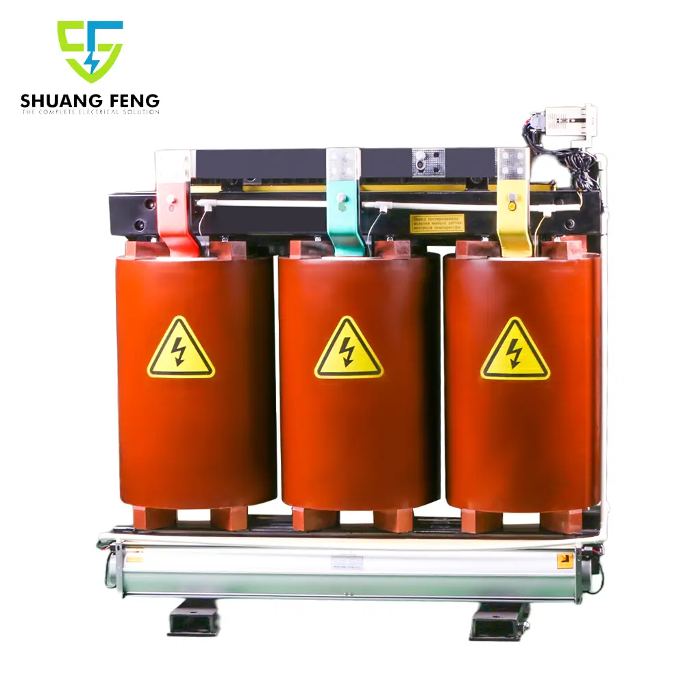 What should be done if the temperature of a dry-type transformer is too high?